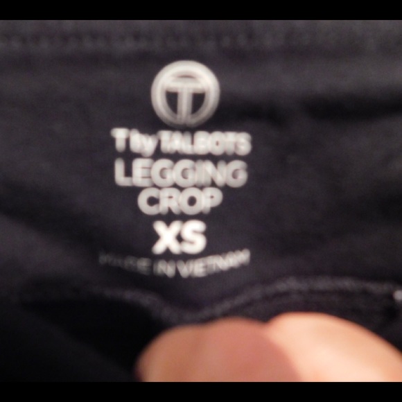 Talbots Leggings Cropped Zip Pockets XS - Picture 8 of 11